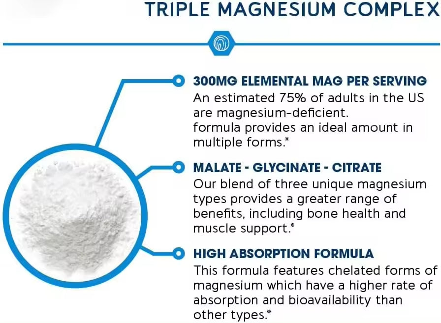 Triple Complex Magnesium - Buy 1 Get 1 FREE